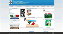 Desktop Screenshot of comune.porano.tr.it